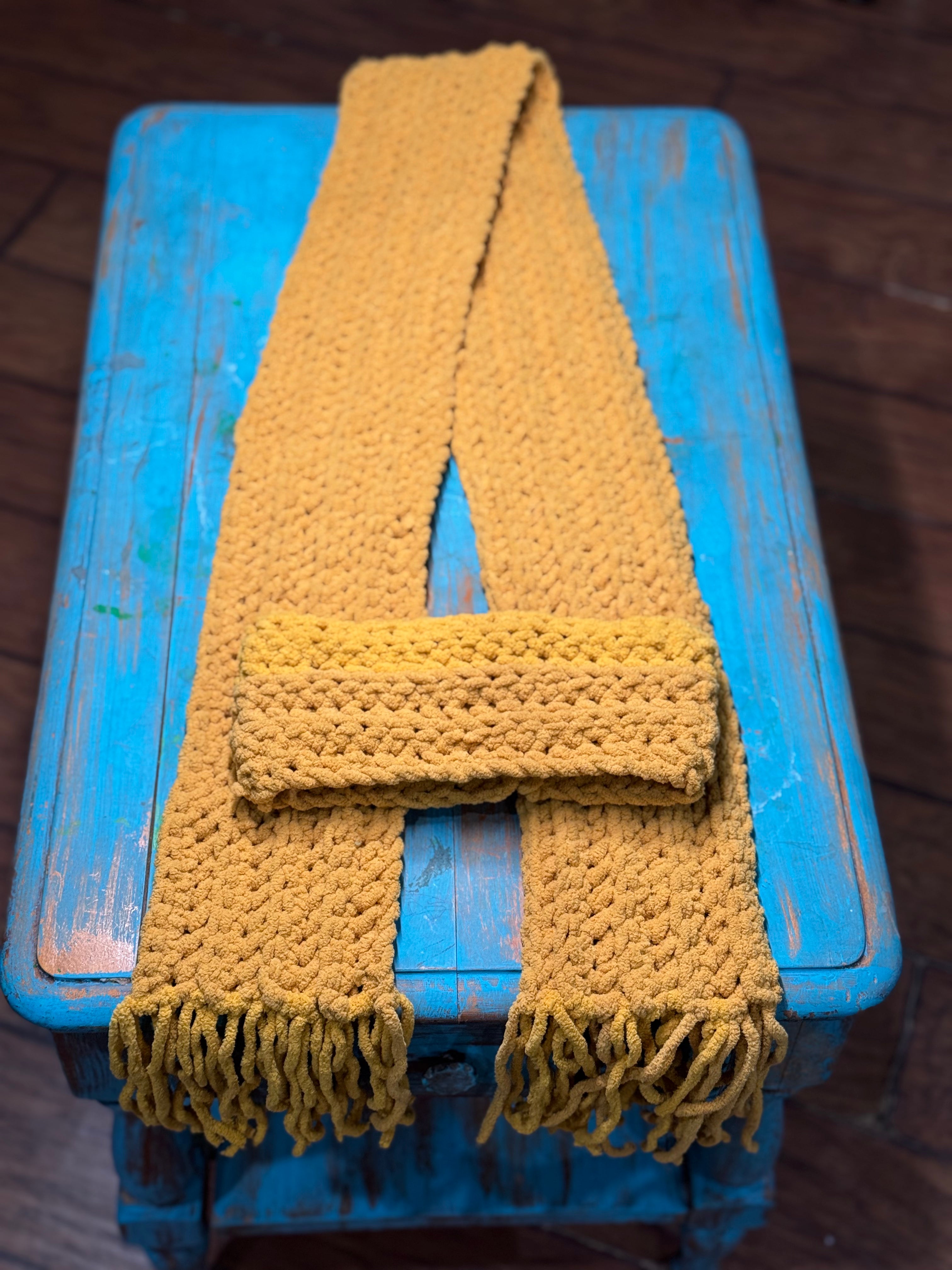 Golden Hour Scarf and Headband Set