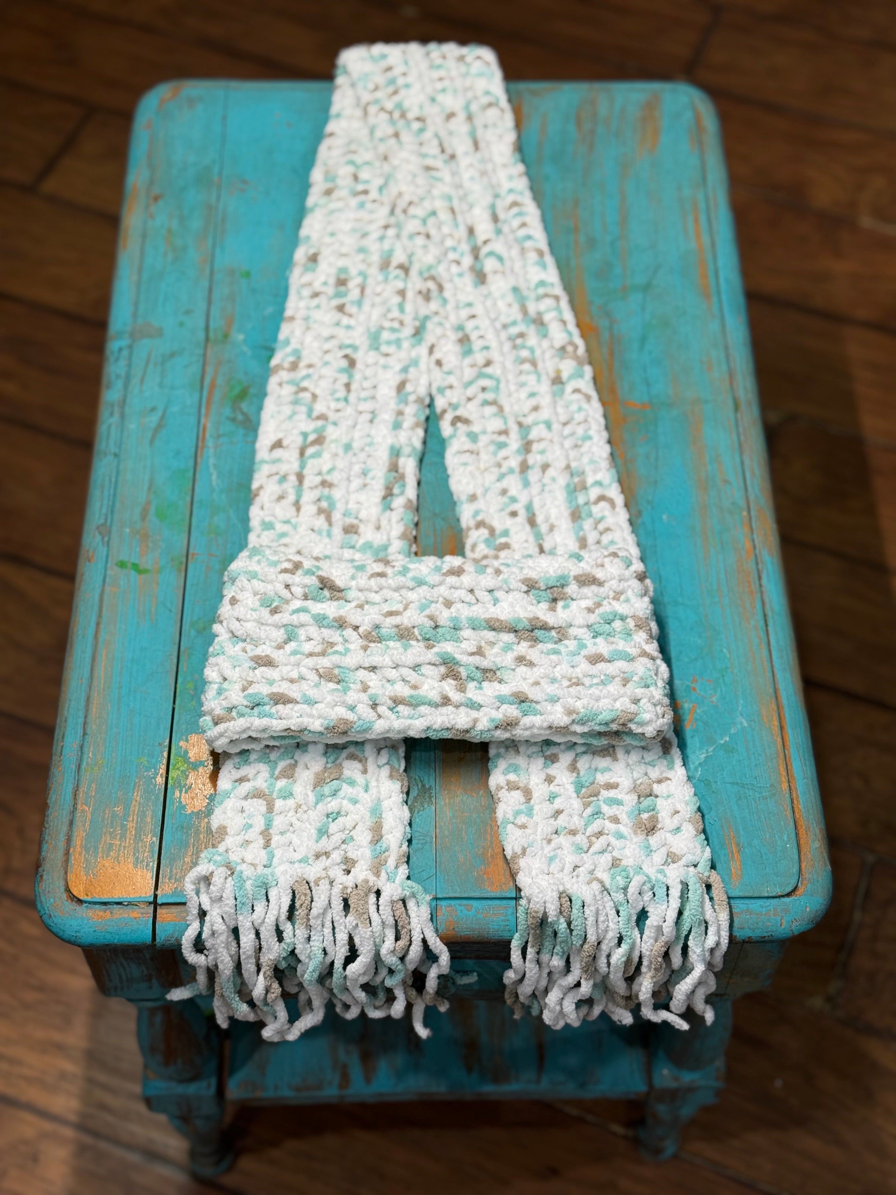 Mill Creek Mist and Mint Scarf and Headband Set
