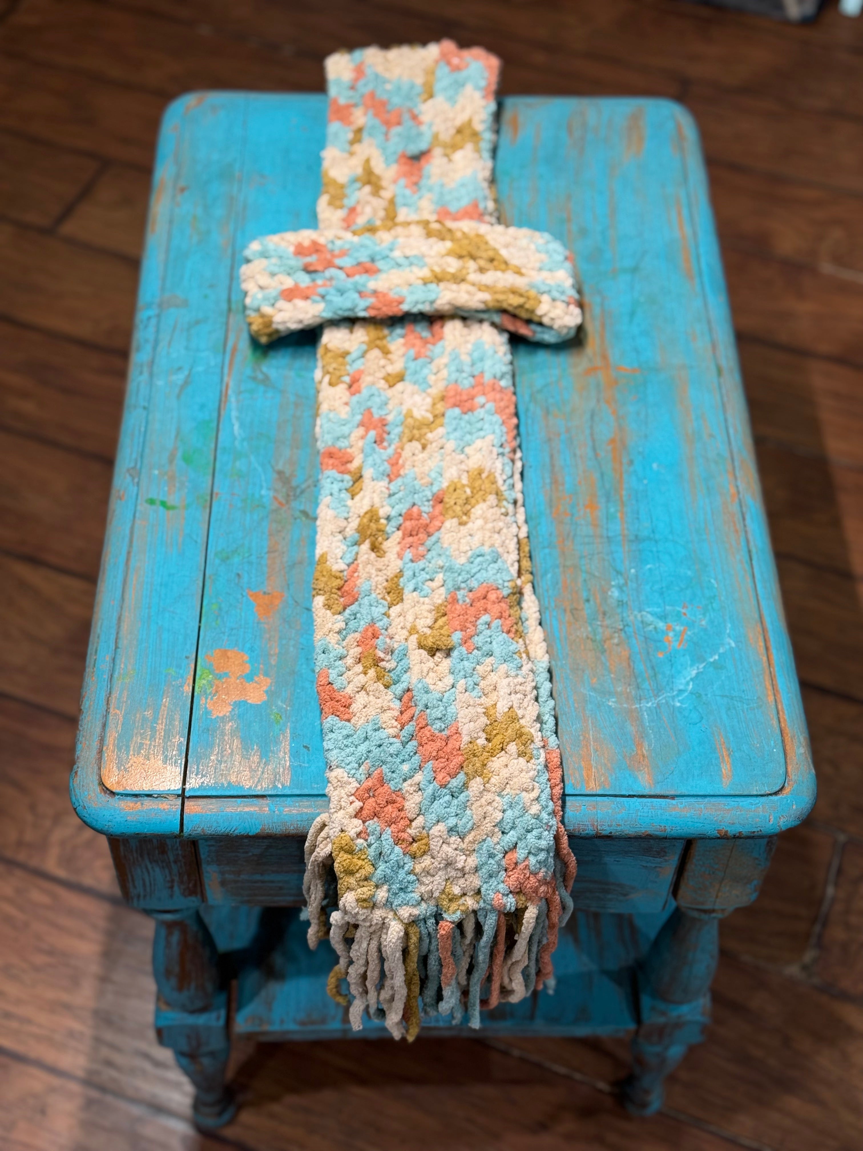 Creeky Porch Pastel Scarf and Headband Set