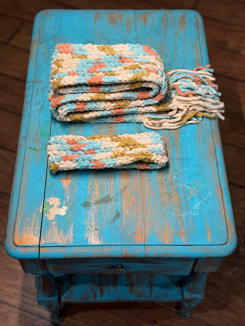 Creeky Porch Pastel Scarf and Headband Set