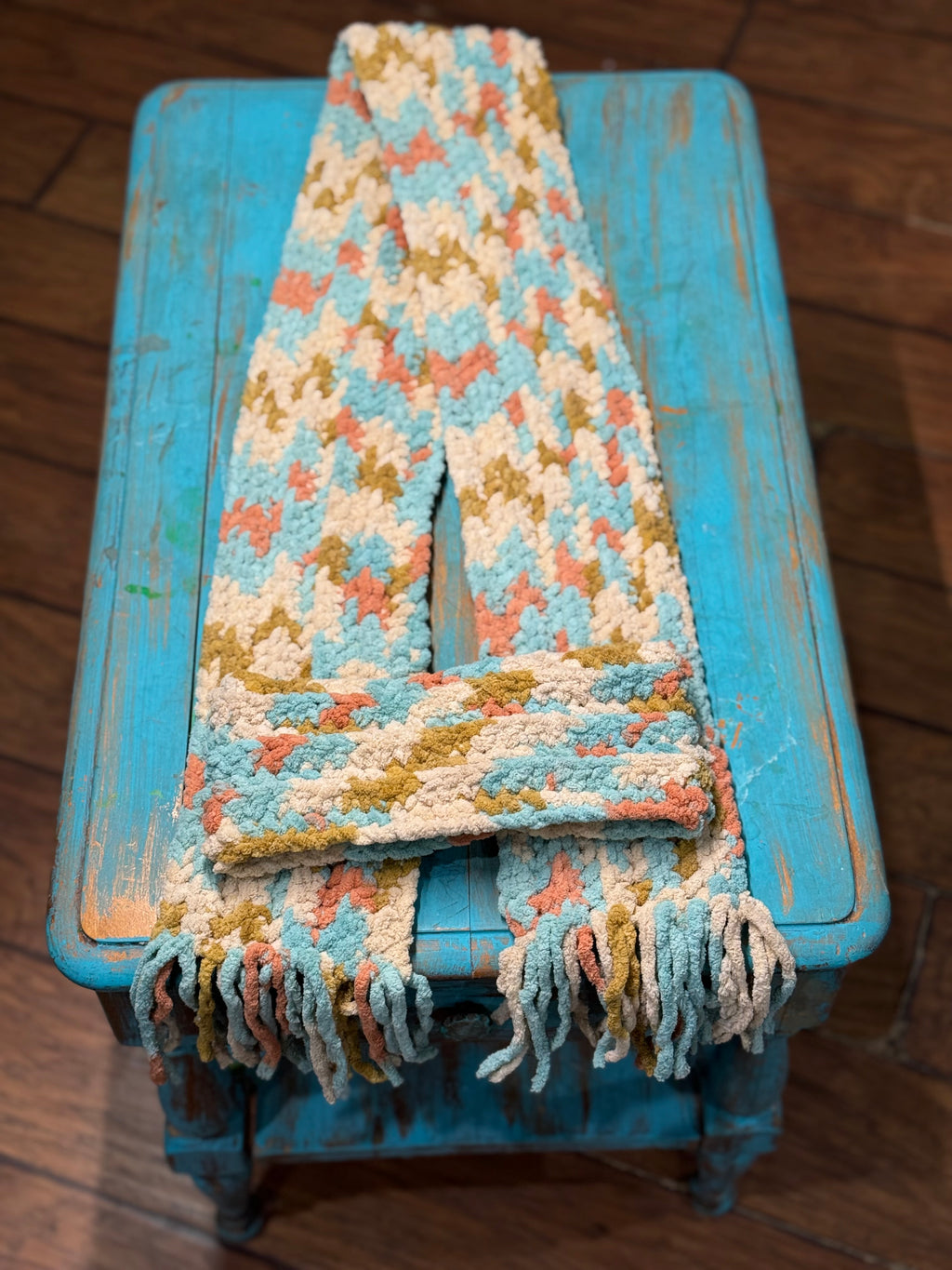 Creeky Porch Pastel Scarf and Headband Set