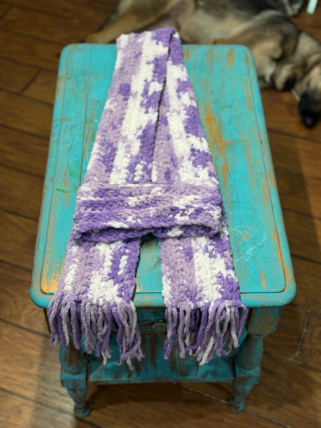 White River Wisteria Scarf and Headband Set
