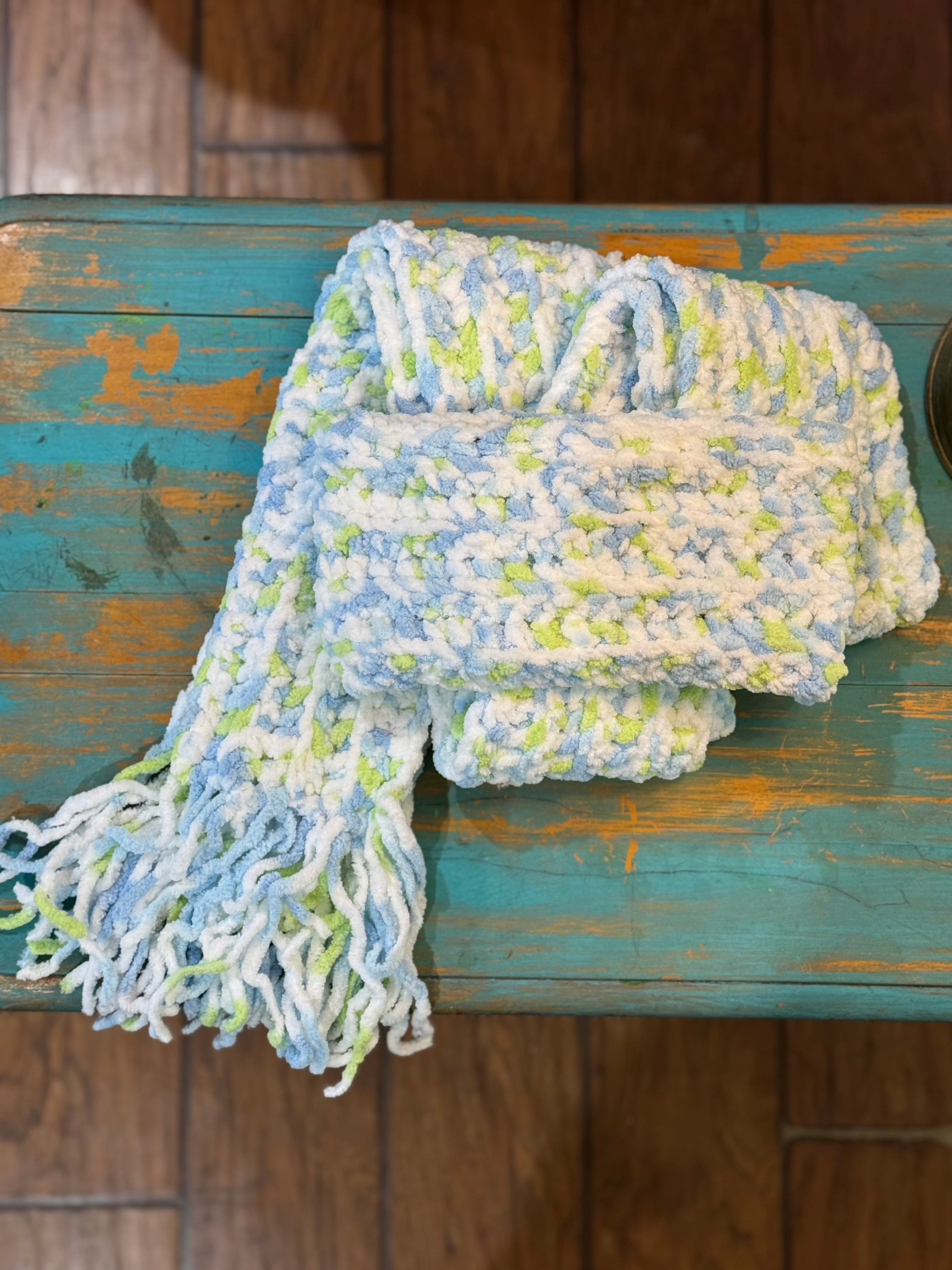 Mill Creek Mist and Mint Scarf and Headband Set
