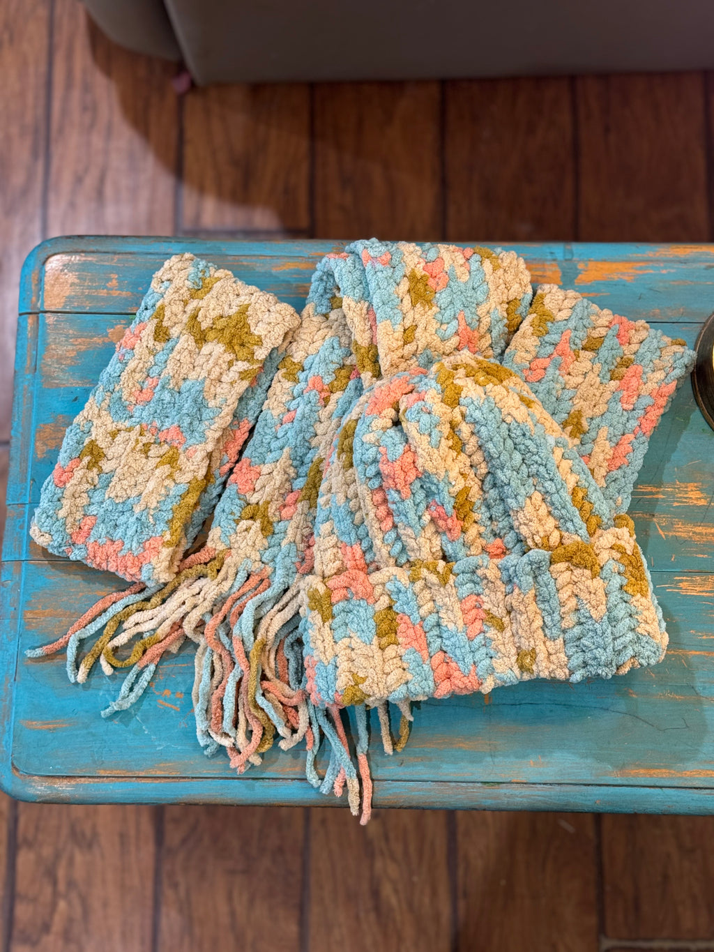 Creeky Porch Pastel Scarf and Headband Set
